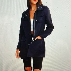 Belle & Bloom Heartbreaker Wool Utility Coat